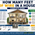 how many feet of wire in a house
