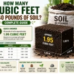 how many cubic feet is 40 pounds of soil