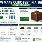 how many cubit feet in a yard