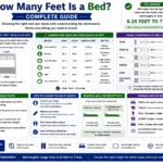 how many feet is a bed