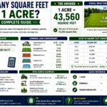 how many square feet is 1 acre