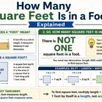 how many square feet is in a foot
