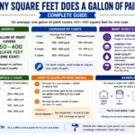 how many square feet does a gallon of paint