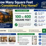 how many square feet is considered a tiny home