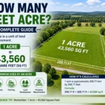 how many feet acre