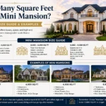 how many square feet is a mini mansion