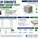 1 Yard of Concrete Is How Many Square Feet