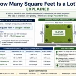 How Many Square Feet Is a Lot