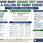 how many square feet does a gallon of paint cover