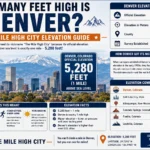 how many feet high is Denver