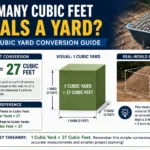 how many cubic feet equals a yard