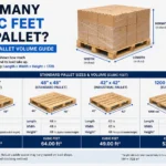 how many cubic feet is a pallet