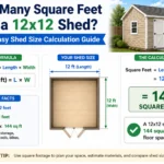 How Many Square Feet Is a 12x12 Shed? Easy Shed Size Calculation Guide