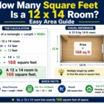 How Many Square Feet Is a 12 x 14 Room