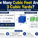 how many cubic feet are in 3 cubic yards?