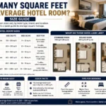 how many square feet is an average hotel room