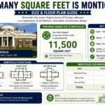 how many square feet is Monticello