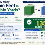 how many feet is 5 cubic yards