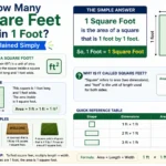 how many square feet are in 1 foot