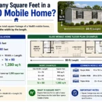 how many square feet in a 16x80 mobile home