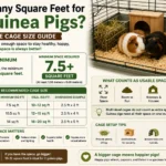 how many square feet for 2 guinea pigs