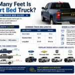 how many feet is a short bed truck