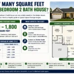 how many square feet is a 3 bedroom 2 bath house