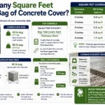 how many square feet will a bag of concrete cover