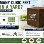 How Many Cubic Feet Are in a Yard