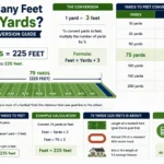 how many feet is 75 yards
