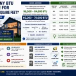 how many BTU furnace you need for 1,400 square feet