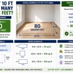 8 ft by 10 ft is how many square feet