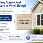how many square feet are in a square of vinyl siding