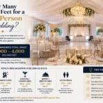 How Many Square Feet for a 200 Person Wedding