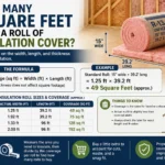 How Many Square Feet Does a Roll of Insulation Cover