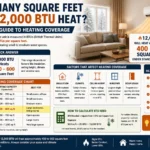 How Many Square Feet Will 12,000 BTU Heat