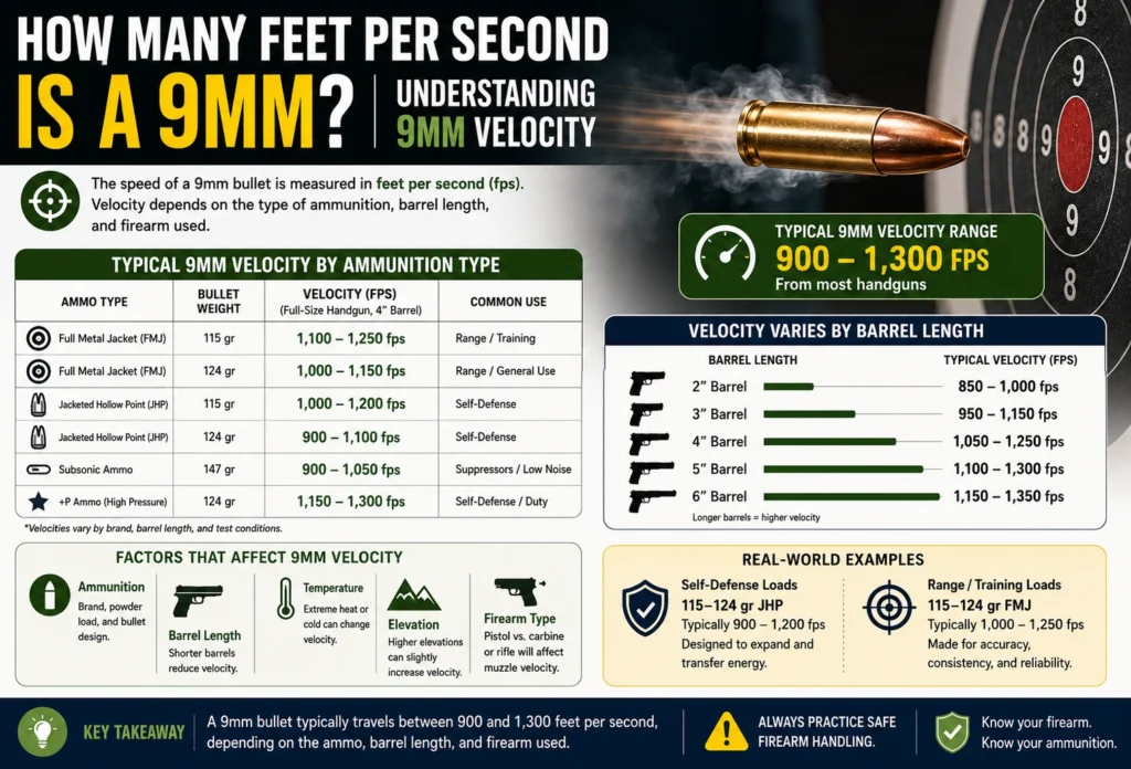 How Many Feet Per Second Is a 9mm