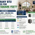How Many BTU Do I Need for 3,000 Square Feet