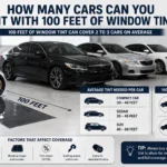 How Many Cars Can You Tint With 100 Feet of Window Tint