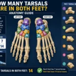 how many tarsals are in both feet