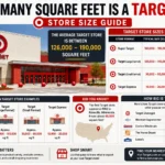 how many square feet is a target