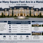 how many square feet are in a mansion