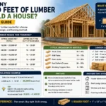how many board feet of lumber to build a house