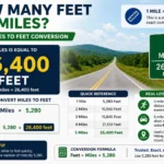 how many feet is 5 mi,