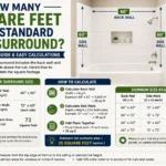 How Many Square Feet Is a Standard Tub Surround