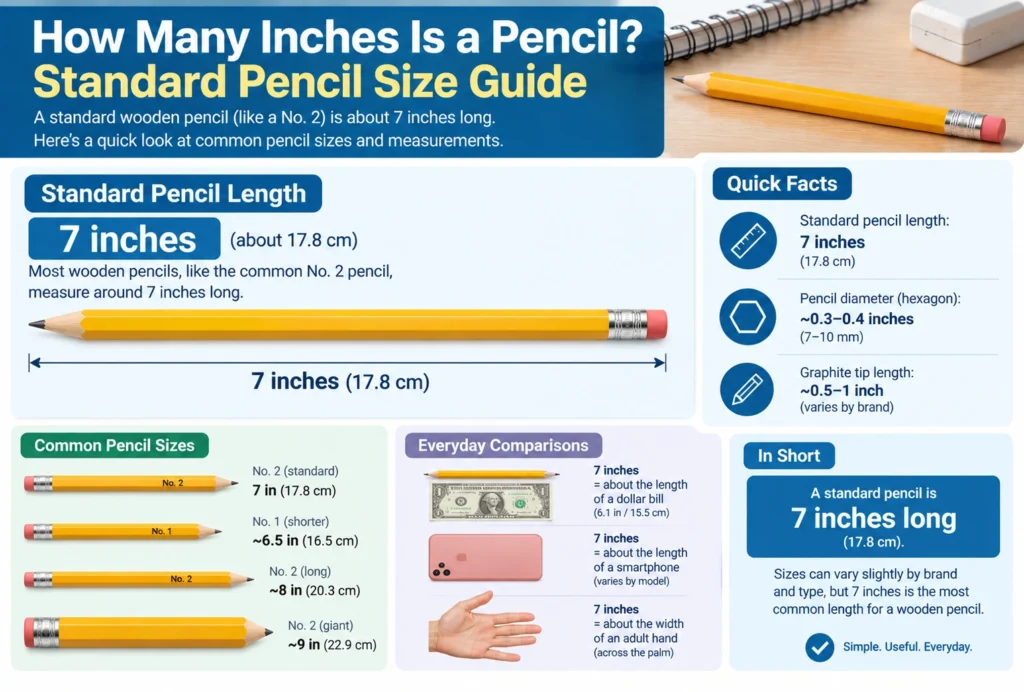 How Many Inches Is a Pencil