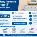 How Many Inches Is 40 mm