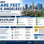 how many square feet is los angeles
