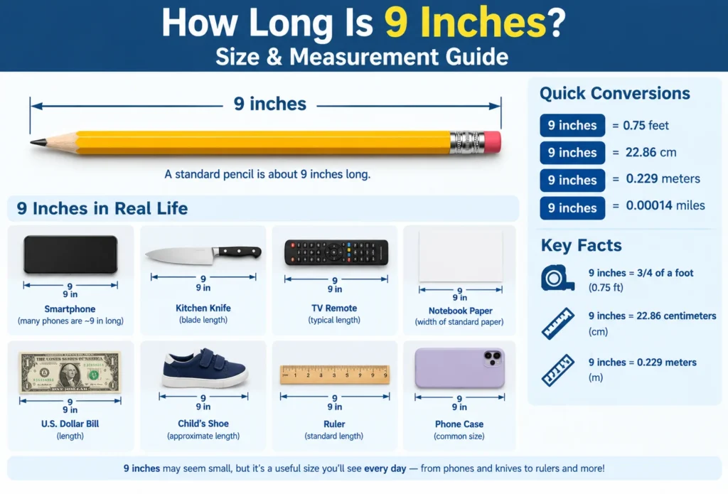 How Long Is 9 Inches