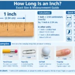 how long is an inch
